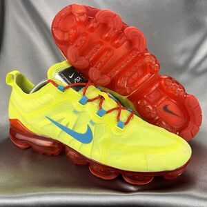 Nike By You Custom Air Vapormax 2019 BQ8775-991 Men’s 10.5 Neon Yellow Red‎ RARE